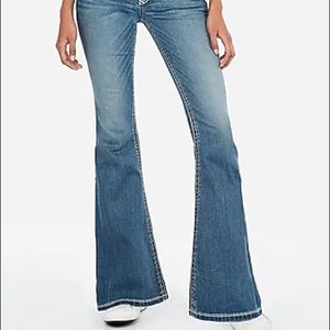 Express jeans - bell flare low rise